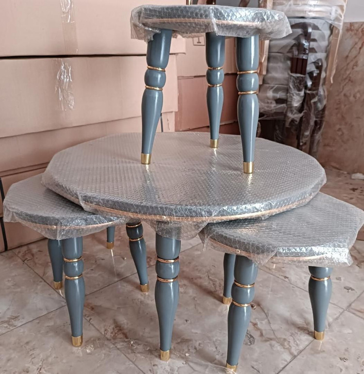 جلومبلی و عسلی4تکه مدل گرد کد20