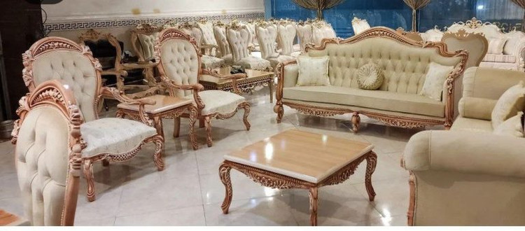 جلومبلی و عسلی3تکه مدل گندمی جنس چوب راش