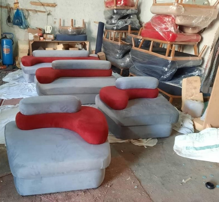 مبل 7نفره سنگی بدون پایه