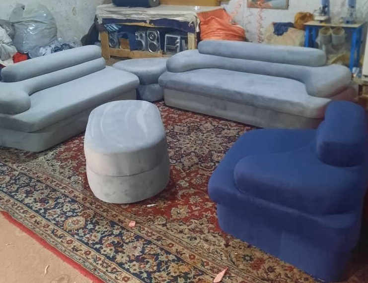 مبل 7نفره سنگی بدون پایه