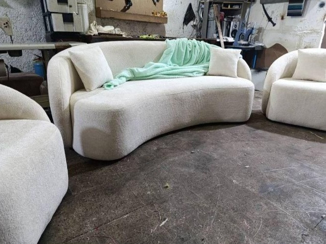 مبل 4نفره لوبیایی،کاناپه3نفره+مبل تکی مینیمال کد90