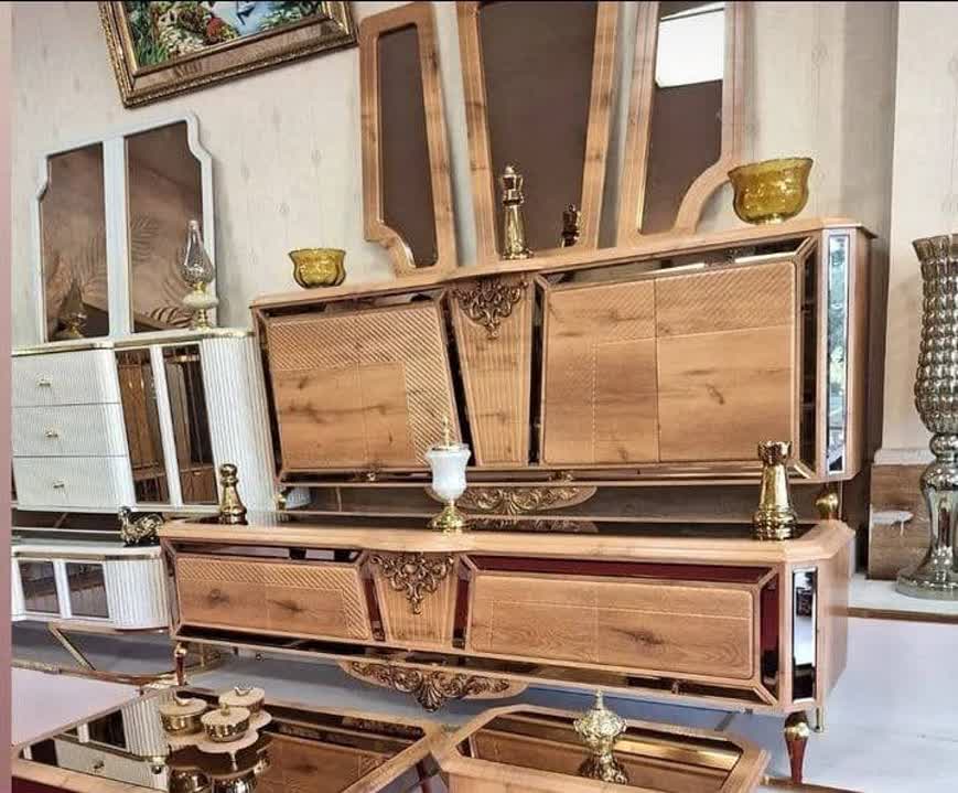 ست آینه کنسول+میز تلویزیون+ جلومبلی و عسلی کد16