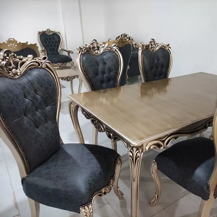 نهارخوری 6 نفره مدل افسون رنگبندی به سلیقه مشتری