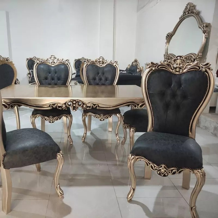 نهارخوری 6 نفره مدل افسون رنگبندی به سلیقه مشتری