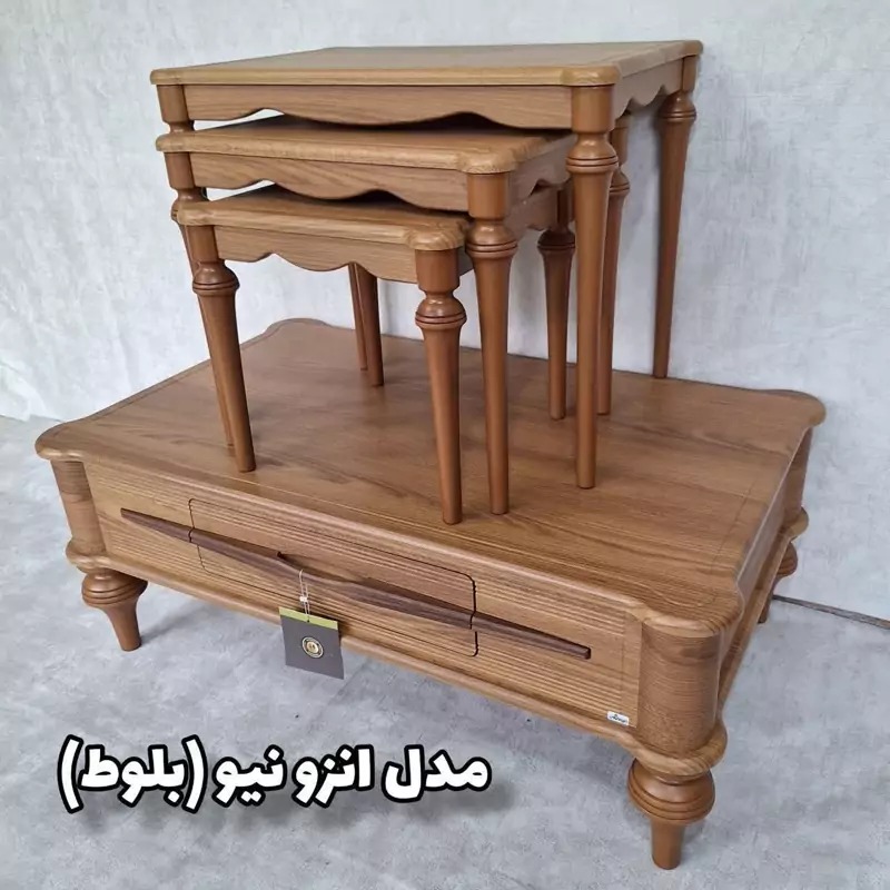 میز جلومبلی و عسلی مدل انزونیو