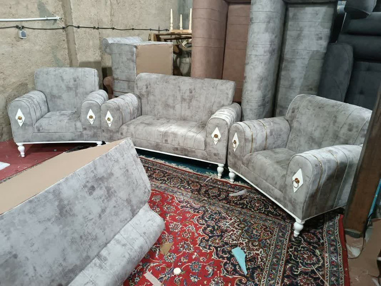 مبل راحتی 7 نفره مدل آدرین رنگبندی سفارشی