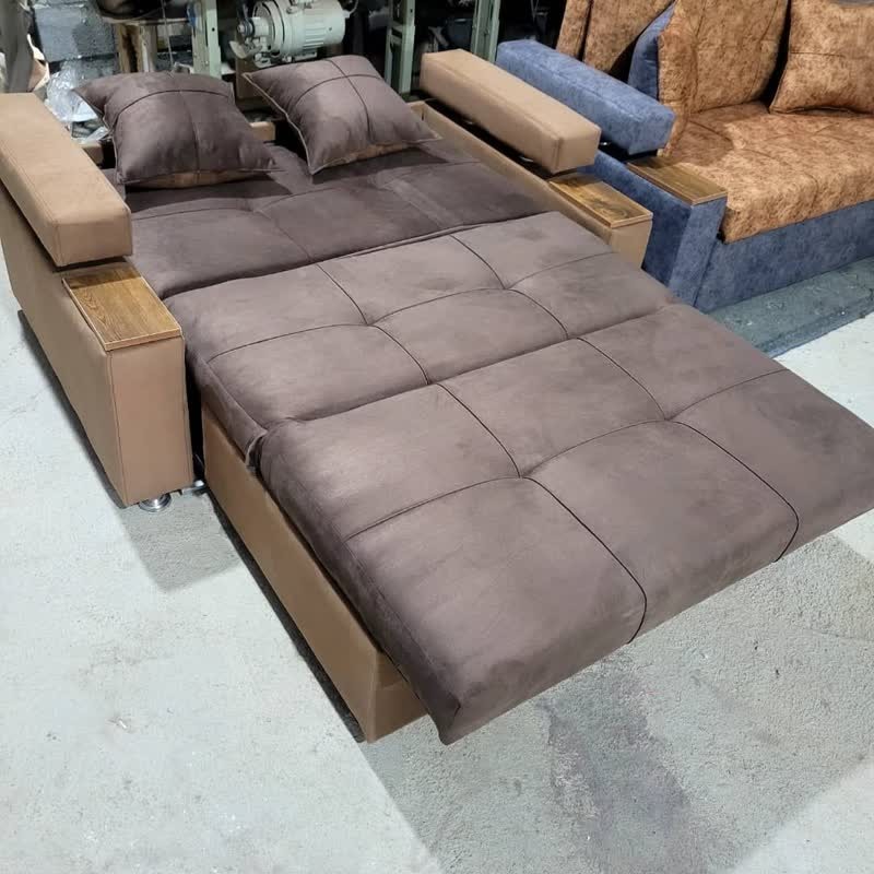 مبل تخت خواب شو تمام طبی کشو دار دو نفره سایز 140در 195 با تخفیف ویژه
