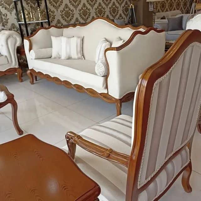 مبل کلاسیک فرانسوی طنابی چستر 8 نفره