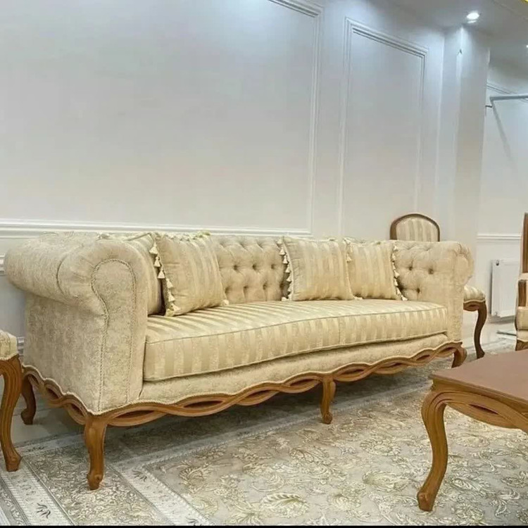 مبل کلاسیک فرانسوی طنابی چستر 8 نفره