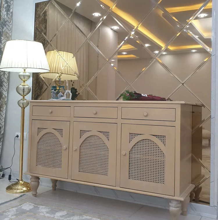 مبل کلاسیک فرانسوی کاجی چستر 8 نفره