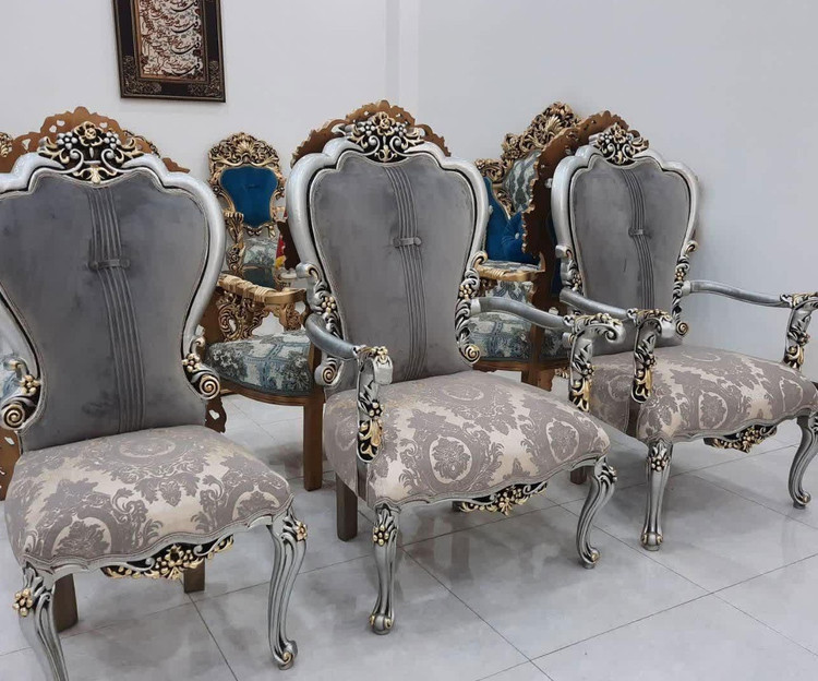 مبل کلاسیک 10نفره مدل آراد با کاناپه چستر