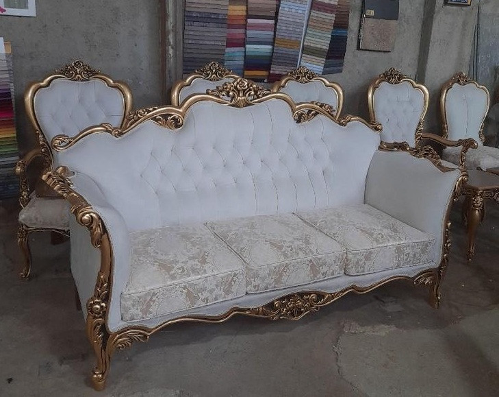 مبل کلاسیک 10نفره مدل آراد با کاناپه چستر