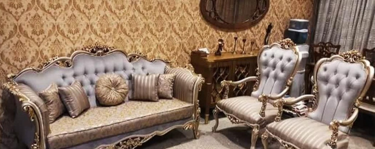 مبل کلاسیک 10نفره مدل آراد با کاناپه چستر