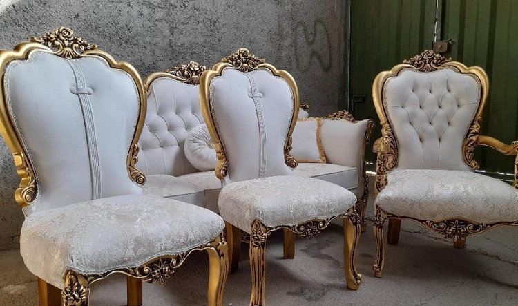 مبل کلاسیک 10نفره مدل آراد با کاناپه چستر