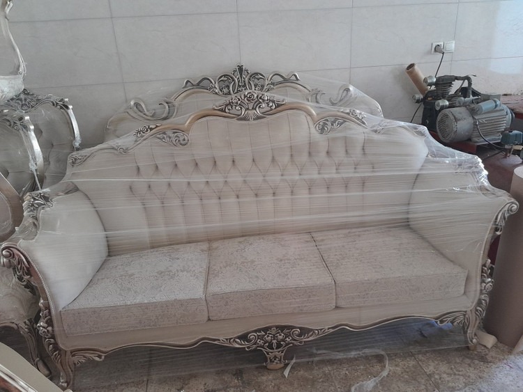 مبل کلاسیک 10نفره مدل آراد با کاناپه چستر