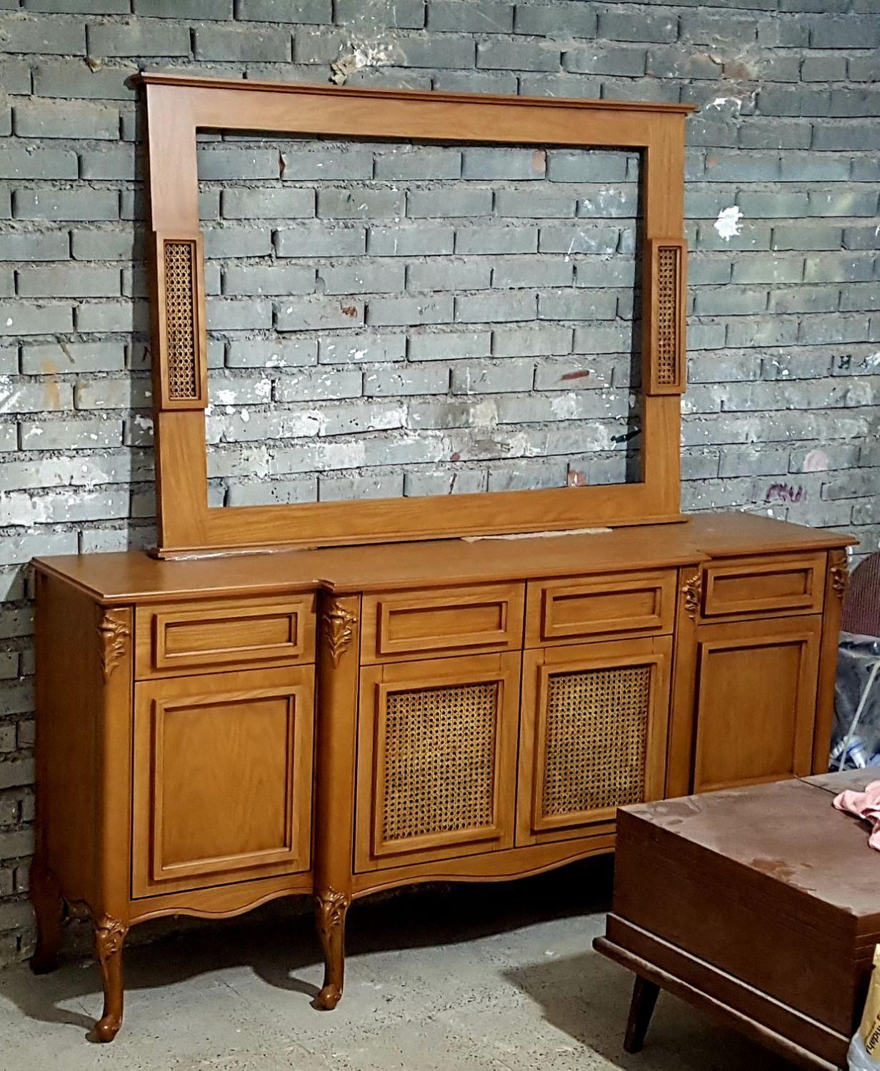 ست آینه کنسول و میز تلویزیون مدل روژان