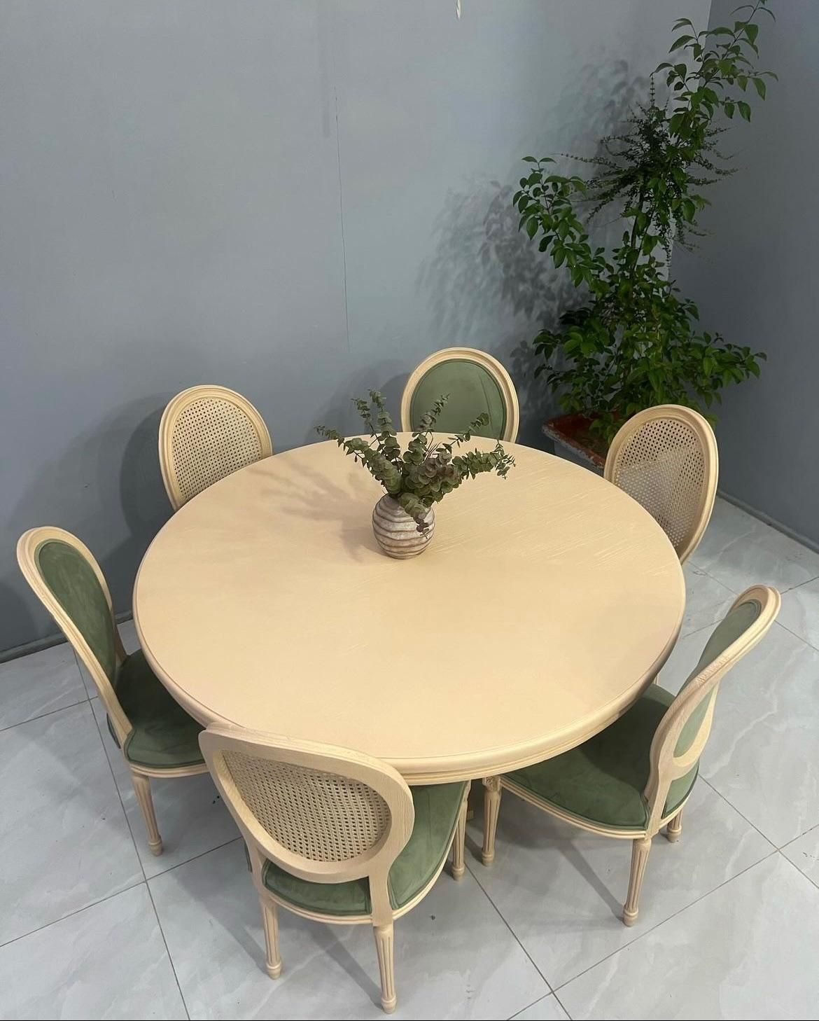 نهارخوری مدل فرانسوی 4 نفره رنگبندی سفارشی
