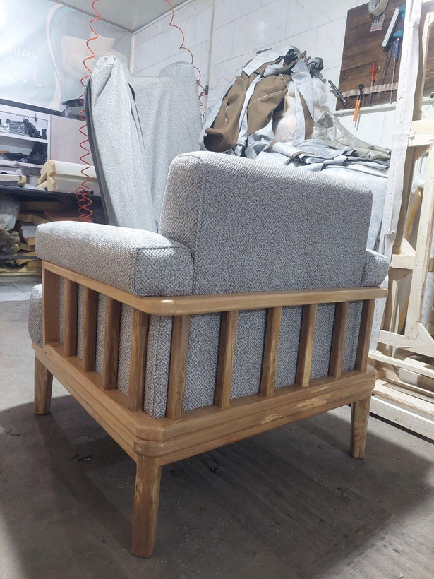مبل مینیمال مدل نرده ای 7نفره