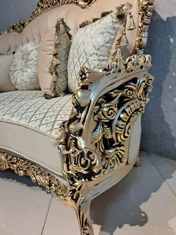 مبل زیبای کلاسیک 7 نفره مدل نسترن