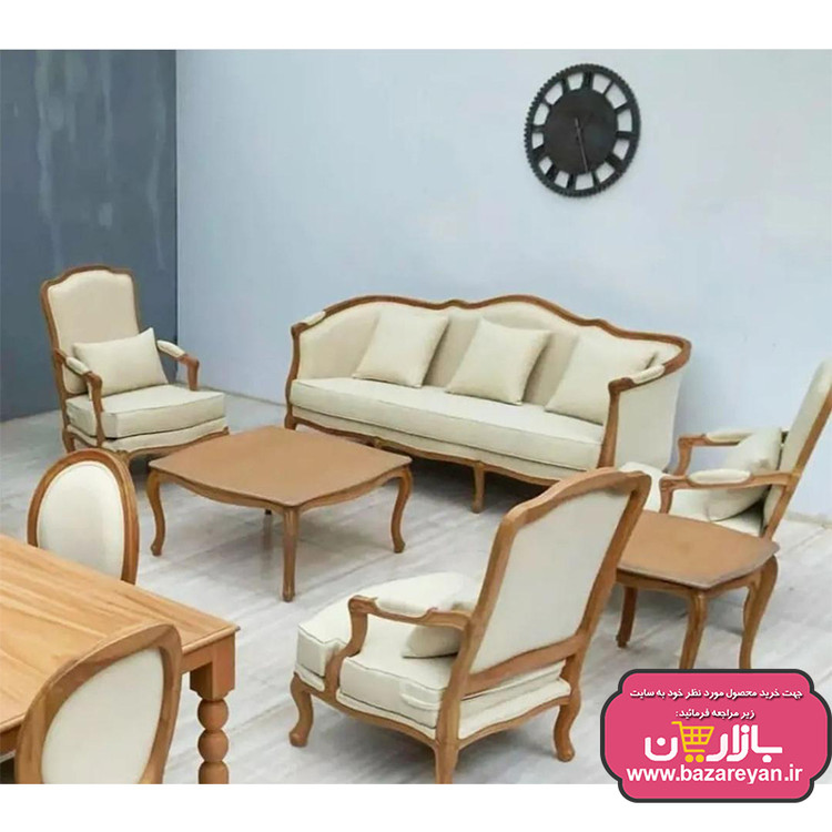 مبل کلاسیک مدل کوئین فرانسوی 7 نفره