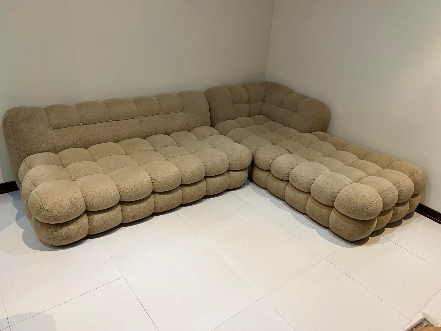 مبل ال 7 نفره مدل تدی رنگبندی سفارشی