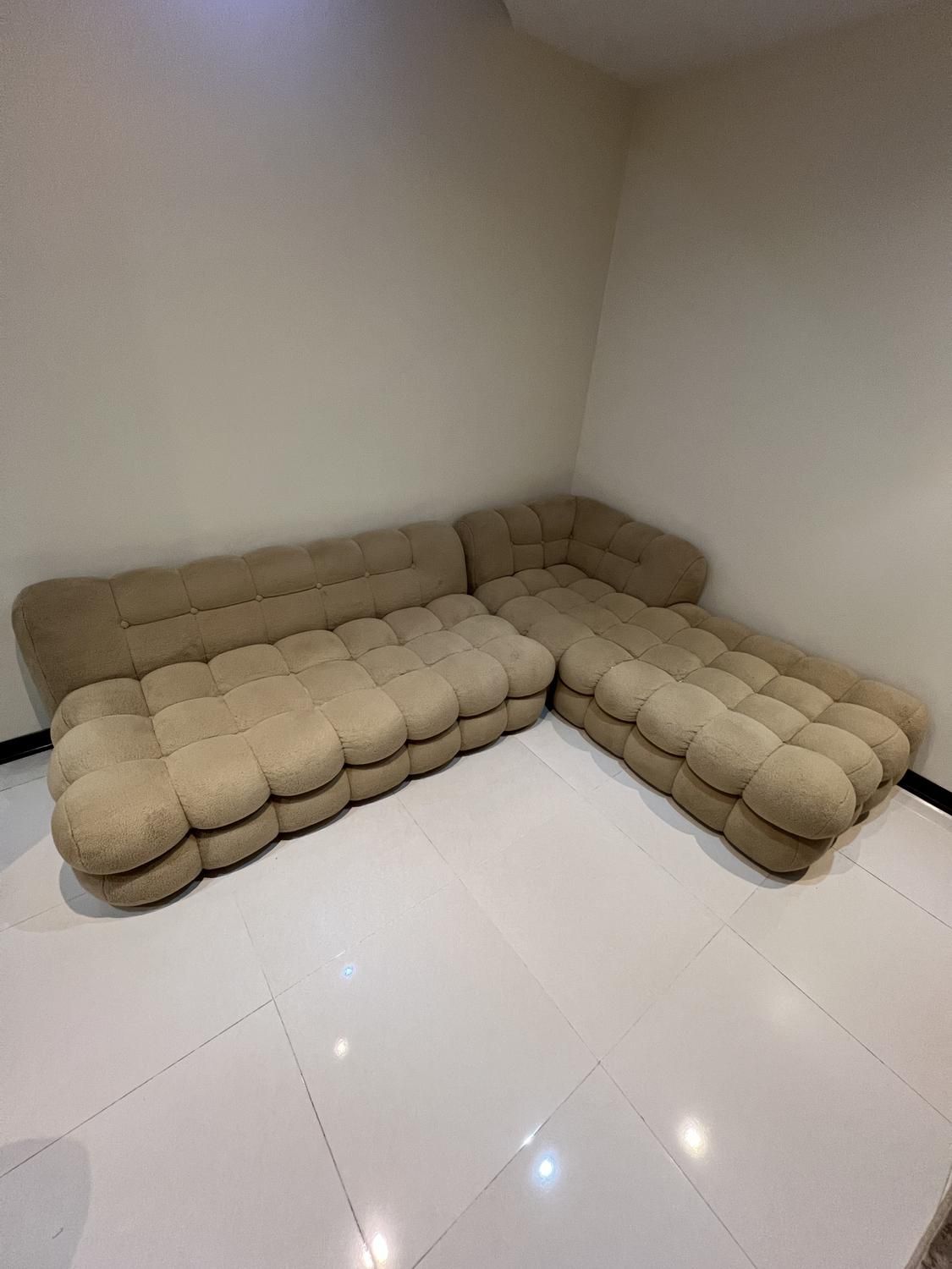 مبل ال 7 نفره مدل تدی رنگبندی سفارشی
