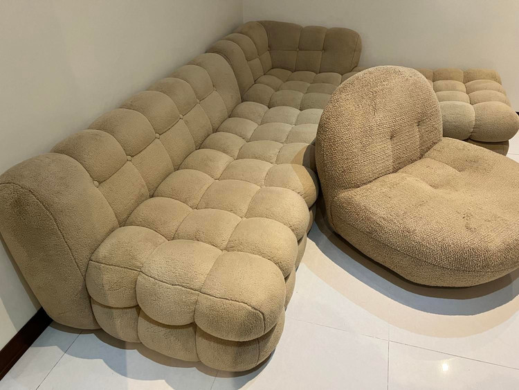 مبل ال 7 نفره مدل تدی رنگبندی سفارشی