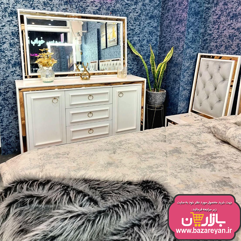 سرویس خواب 2نفره کلاسیک مدل سولماز