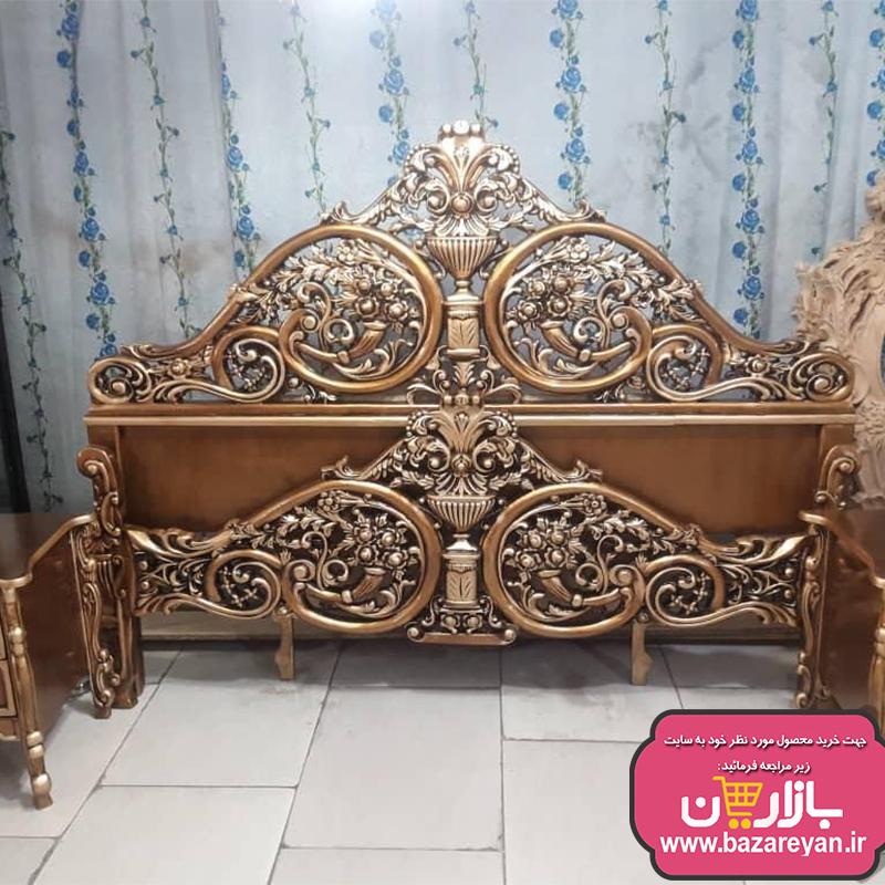 سرویس خواب 2نفره تمام چوب سلطنتی کد30 ارسال به سراسر کشور