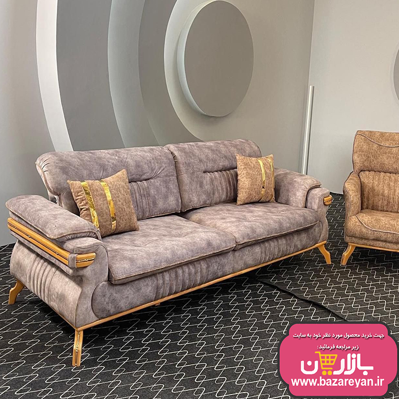 مبل8نفره تختشو کد08کاناپه دارای شارژر ویژه 1403