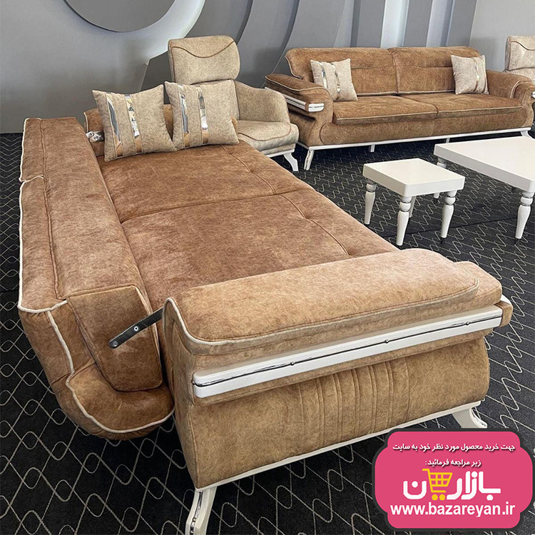 مبل8نفره تختشو کد07کاناپه دارای شارژر ویژه 1403