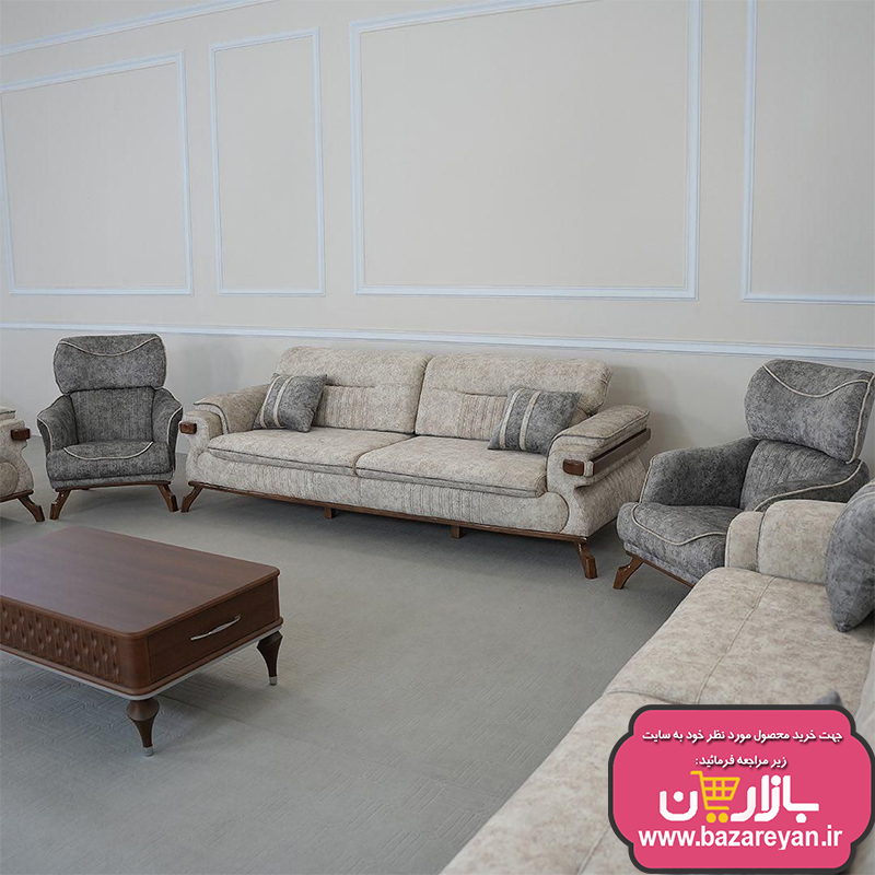 مبل8نفره تختشو کد04کاناپه دارای شارژر ویژه 1403