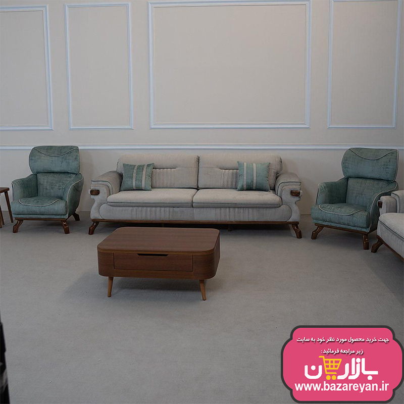 مبل8نفره تختشو کد02کاناپه دارای شارژر ویژه 1403