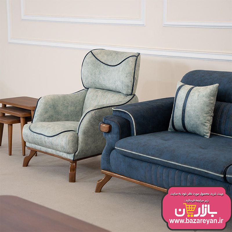 مبل8نفره تختشو کد01کاناپه دارای شارژر ویژه 1403