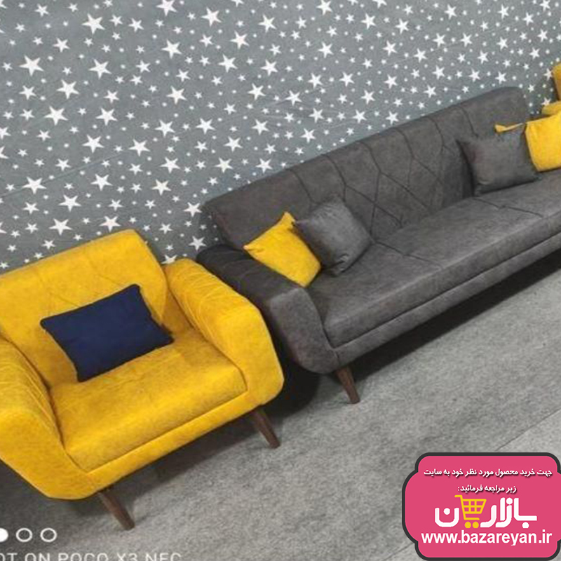 مبل راحتی 7 نفره کمجا اقتصادی رنگبندی متنوع