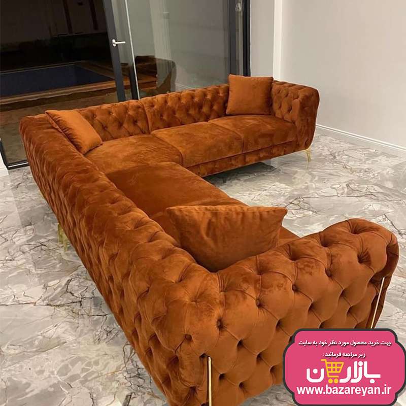مبل ال 7 نفره مدل چستر تمام لمسه رنگبندی متنوع