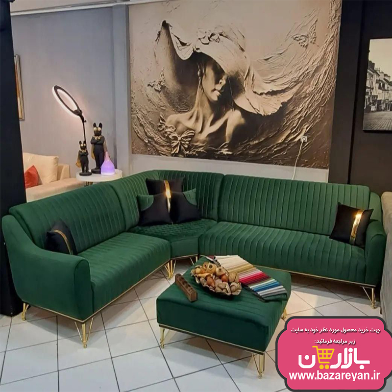 مبل ال 7 نفره راحتی کمجا کد 25 رنگبندی به سلیقه مشتری