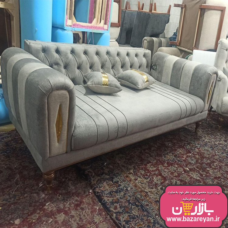 مبل راحتی7 نفره مدل چستر کد92 رنگبندی به سلیقه مشتری