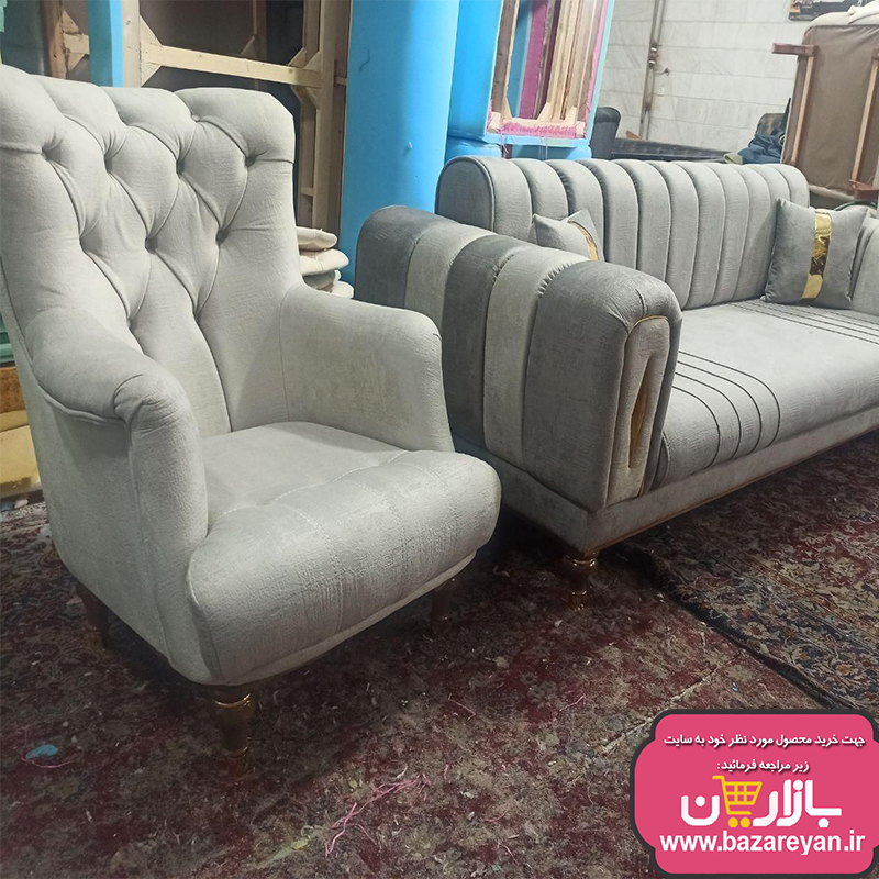 مبل راحتی7 نفره مدل چستر کد92 رنگبندی به سلیقه مشتری