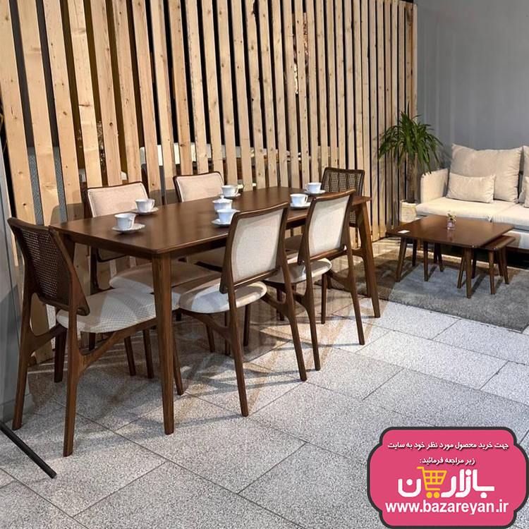 نهارخوری6 نفره تمام راش گرجستان کد70 ارسال به سراسر کشور