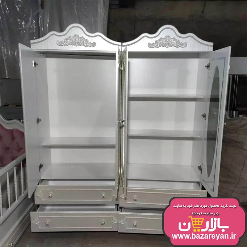 تخت و کمد کودک ، سیسمونی کد 77