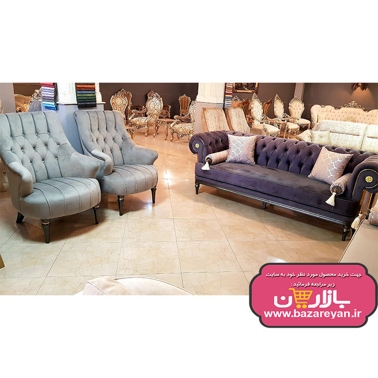 مبل چستر راحتی کلاسیک 8 نفره مدل کاوالی کد 25 ارسال به سراسر کشور