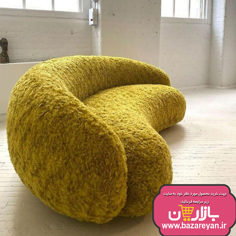 مبل راحتی4نفره لوبیایی مینیمال کد 14 ارسال به سراسر کشور