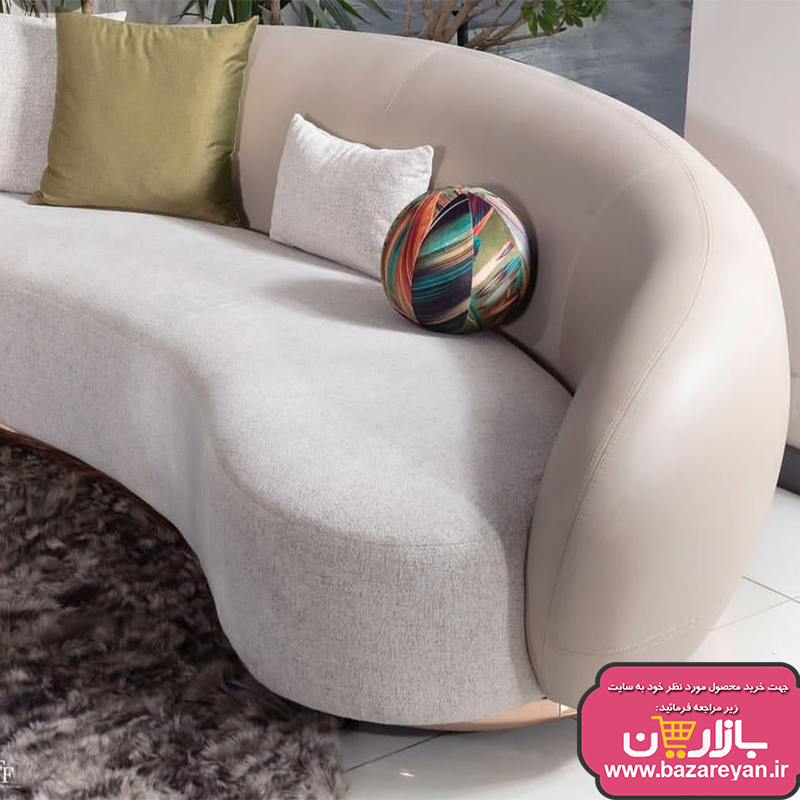 مبل راحتی4نفره لوبیایی مینیمال کد 14 ارسال به سراسر کشور