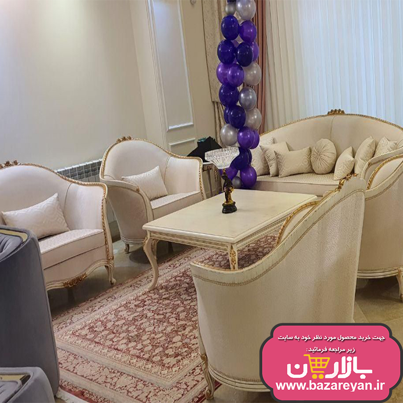 مبل کلاسیک لورنزو طرح صوفیا 9 نفره