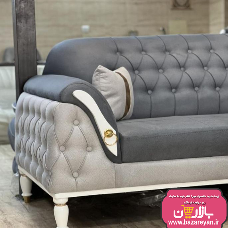 مبل راحتی7 نفره چستر کد102 + جلومبلی و عسلی 4تکه