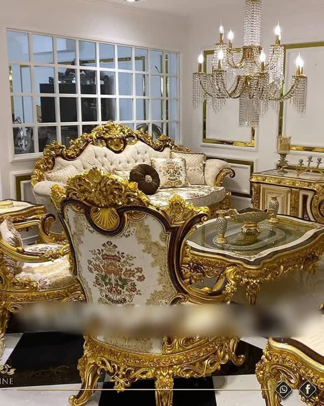 مبل کلاسیک سلطنتی 9 نفره مدل آرامش ارسال به سراسر کشور، ارسال55 روزکاری به سراسر کشور