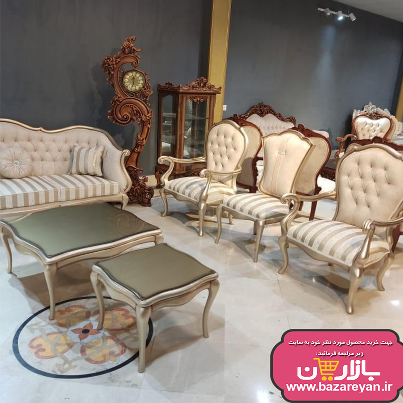 مبل کلاسیک 9 نفره مدل ویکتوریا ارسال به سراسر کشور
