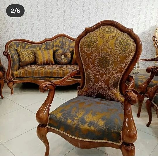مبل کلاسیک 7 نفره مدل ویکتوریا با تخفیف ویژه