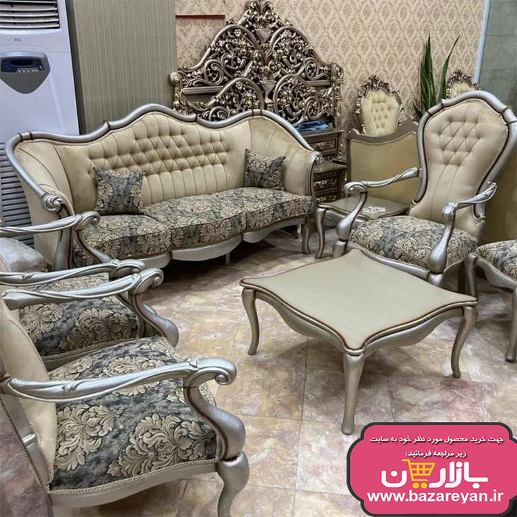 مبل کلاسیک 7 نفره مدل ویکتوریا با تخفیف ویژه